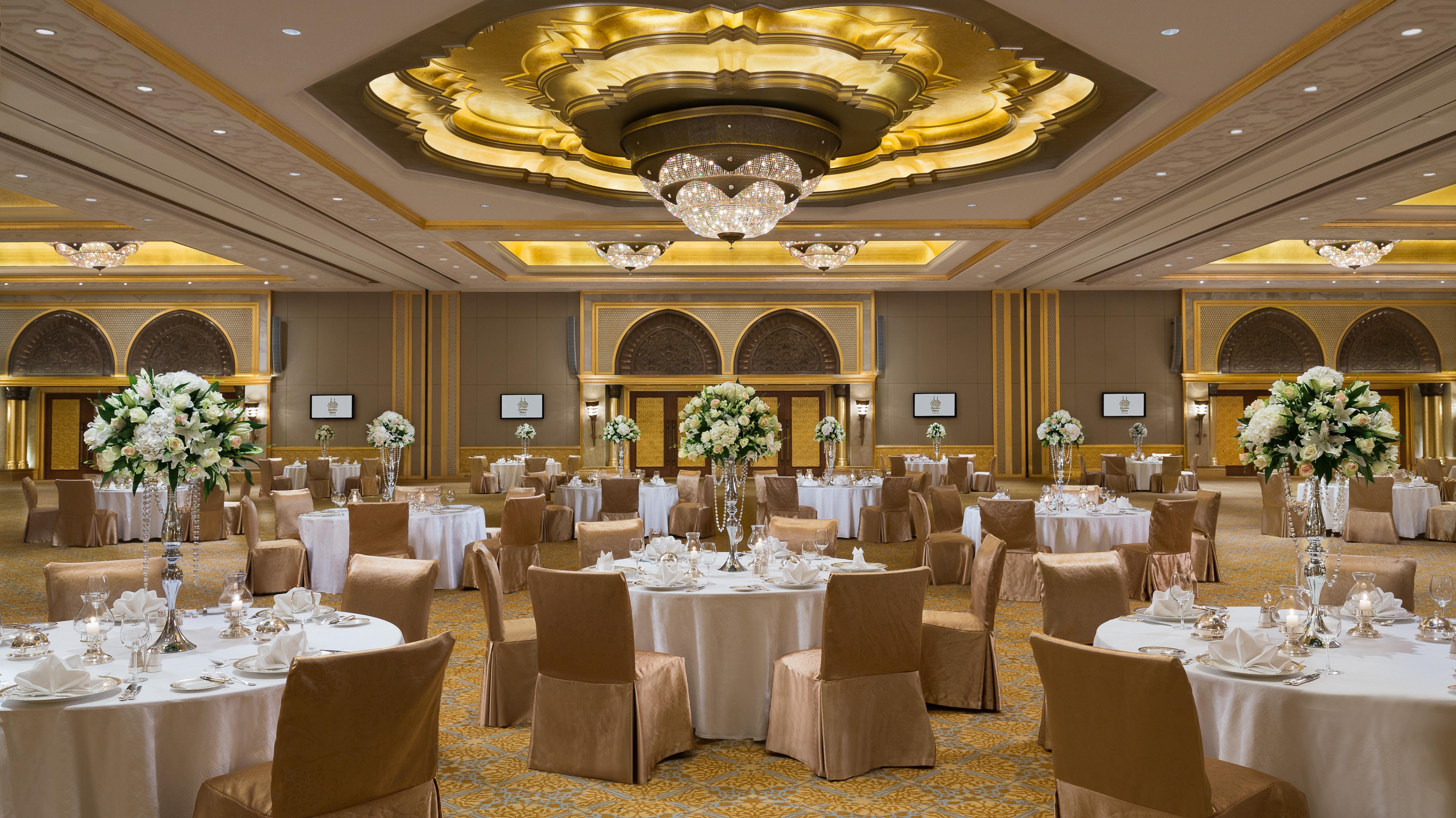 Emirates Palace Mandarin Oriental, Abu Dhabi Exterior foto The ballroom